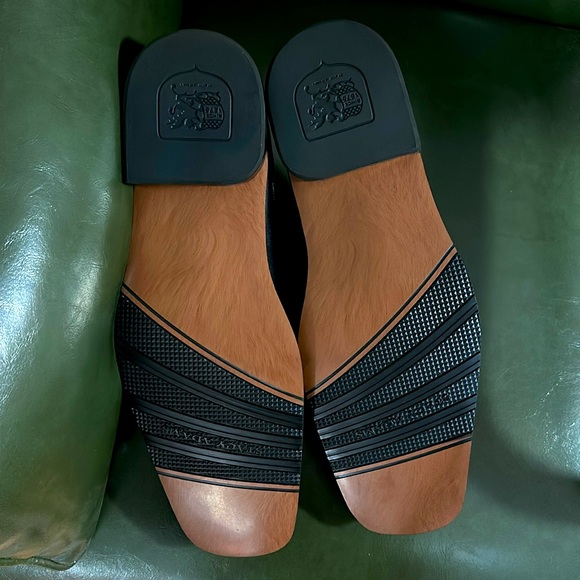 Men’s Black Leather Loafers - Picture 3 of 5